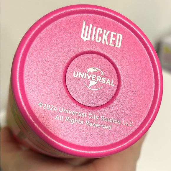 Wicked Glinda Dragon Glass Pink Insulated Tumbler - Picture 6 of 7